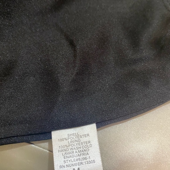 San Joy Women Skirt Size M Sequin Gold White Lined Mini Party Wedding Skirt - Picture 7 of 8